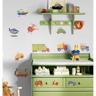 Transportation Peel & Stick Wall Decals