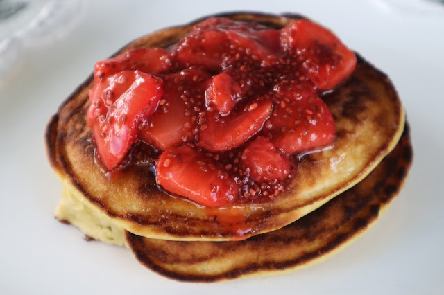 Coconut Pancakes Tortitas de Coco