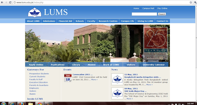 LUMS University Database Hacked By Hitcher