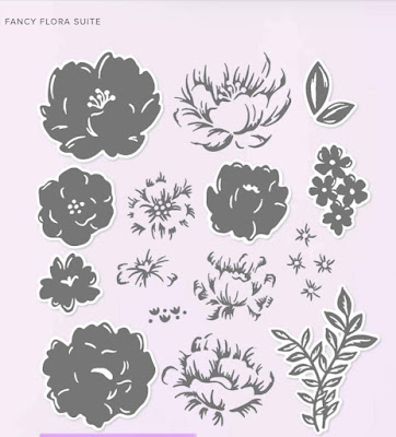 Two tone flora stampin up simple stamping one lay card