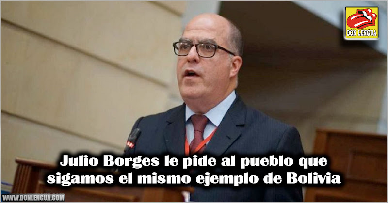 Julio Borges le pide al pueblo que sigamos el mismo ejemplo de Bolivia