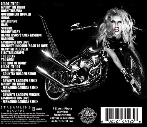 lady gaga born this way special edition cd. Not just any cd, the SPECIAL