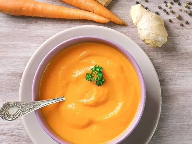 Creamy Carrot Top Soup