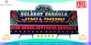 Papan Bunga jumbo Pernikahan 07