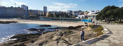 A Coruña, Playa de Riazor.