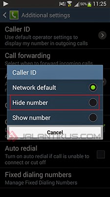 Cara Telepon Private Number Pada Android