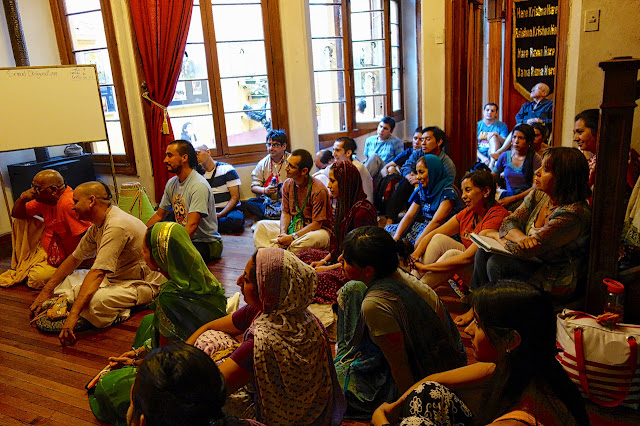 Devotees Were Very Enlivened to Hear Sankarshan Das, Sankarshan Das