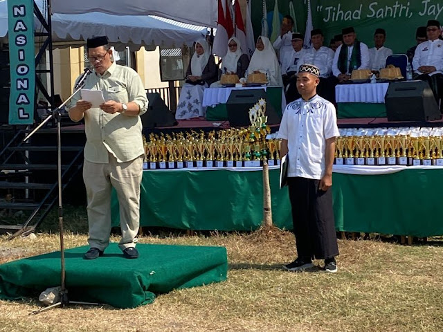 Peringatan Hari Santri Nasional Staf Ahli Bidang Kemasyarakatan dan SDM Wakili Bupati Pinrang