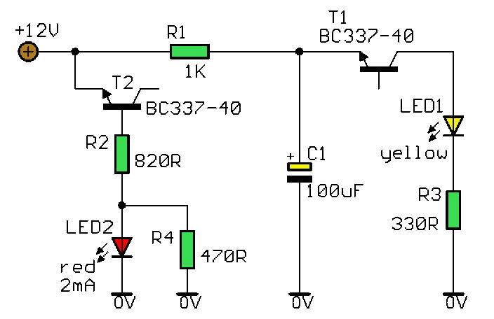 Power Supply Voltage Indicator Circuit