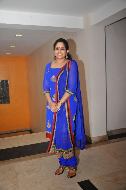 Malayalam Actress Kavya Madhavan In Blue Churidar HD Photos