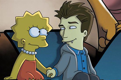 Robert Pattinson en Los Simpson