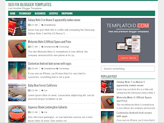 16 Template SEO Friendly Tentunya Fast Loading