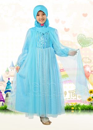 33 Gambar Model  Baju  Muslim Anak  Perempuan  Terbaru 2019 