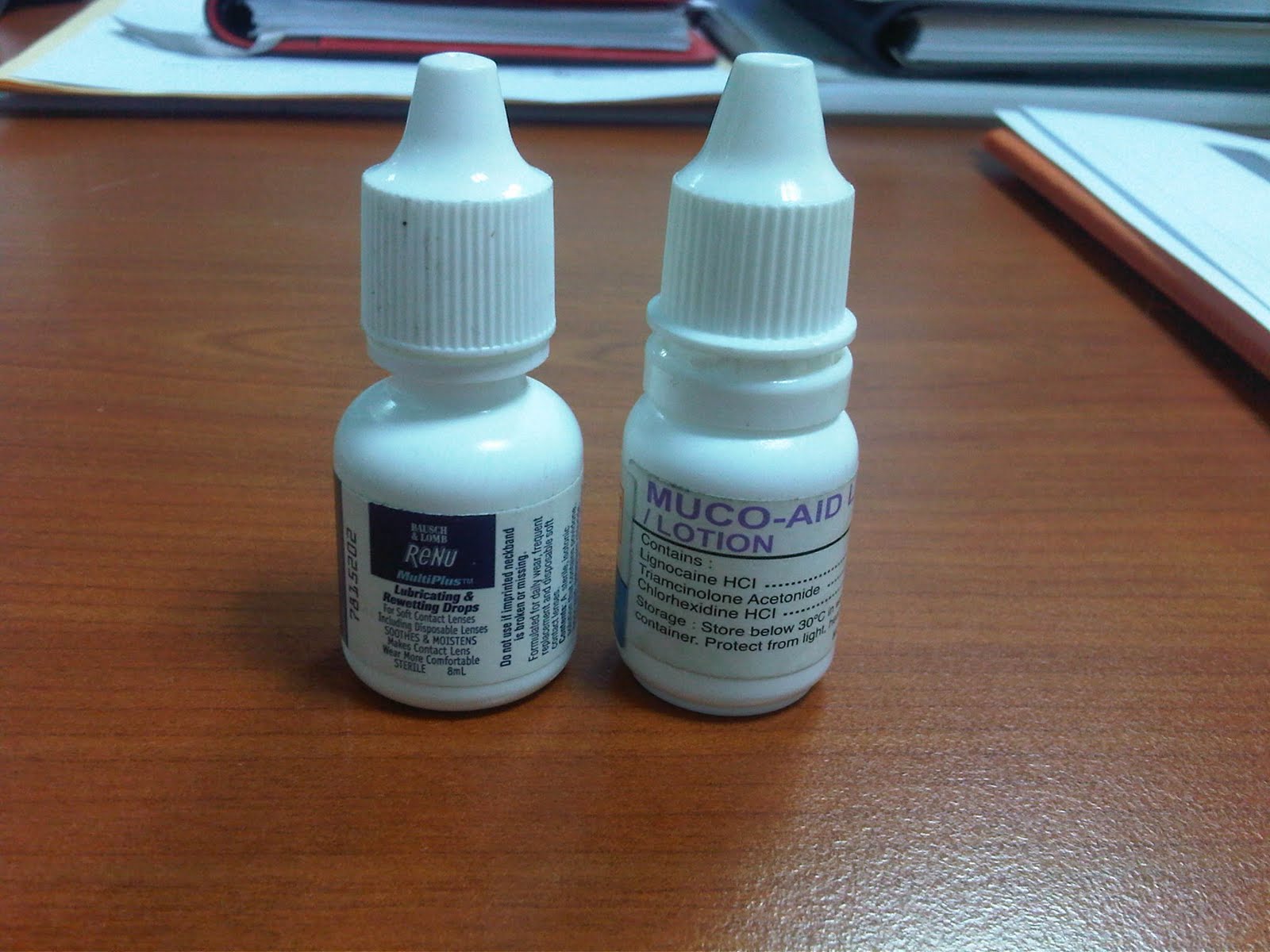 'oral aid' vs 'eye drop'