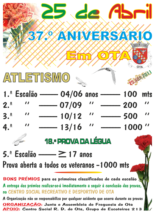 Progr. 25.ABR.11 - ATLETISMO