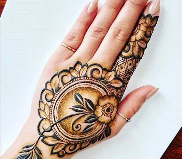 Shaded Mehndi Design Shaded Mehndi Design