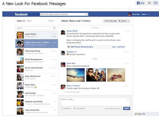 facebook messaggi layout