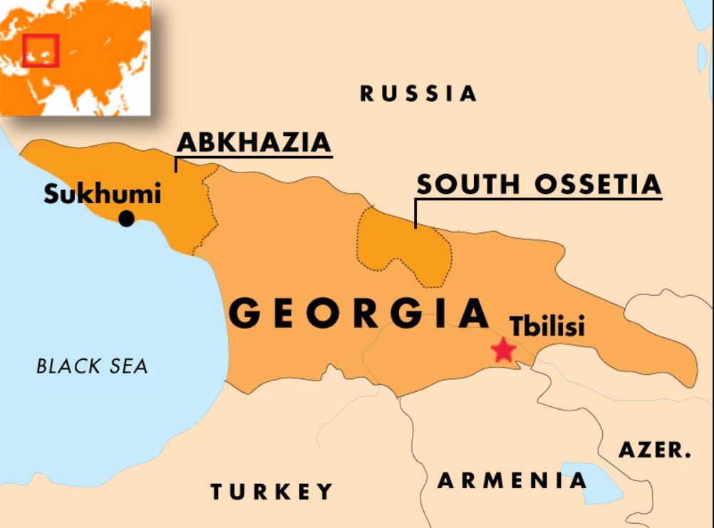 Осетия это какая страна. Абхазия и Южная Осетия на карте. Карта Грузии и Абхазии и Южной Осетии. Абхазия на карте Европы.