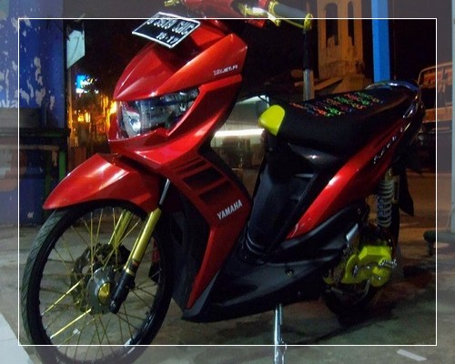 Foto modifikasi motor mio soul gt j sporty road race 