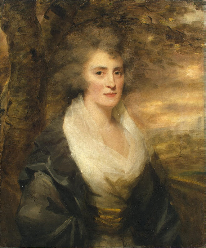 Portrait of Mrs Eleanor Bethune by Henry Raeburn - Portrait paintings from Hermitage Museum