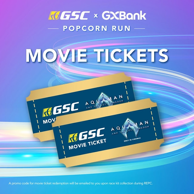 GSC Popcorn Run 2023, GSC x GXBank Popcorn Run, GSC Cinemas, Aquaman and the Lost Kingdom, Running, Free Movie Ticket, Promo Code