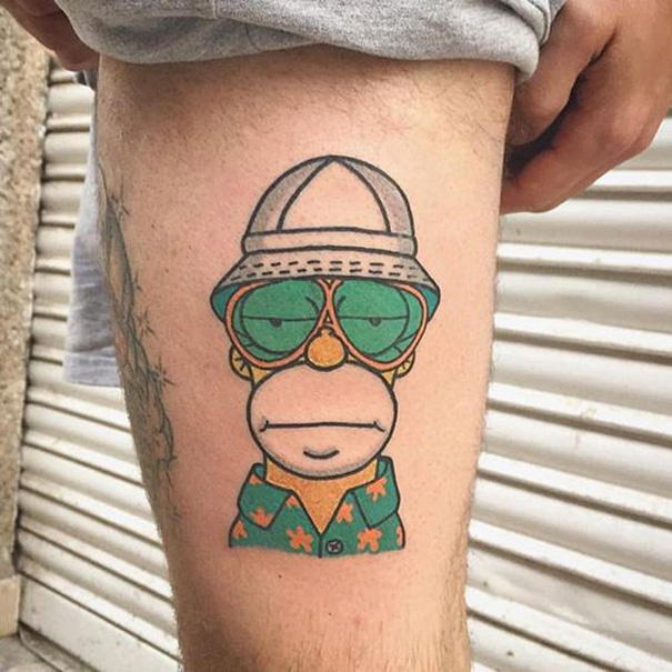 Tatuagens do Homer Simpson