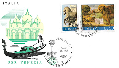 FDC "Sauvez Venise" -Italie 1973