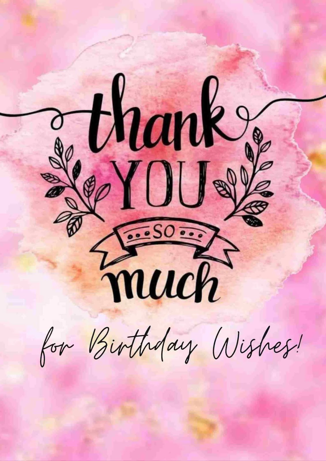 Thank You For Birthday Wishes Images