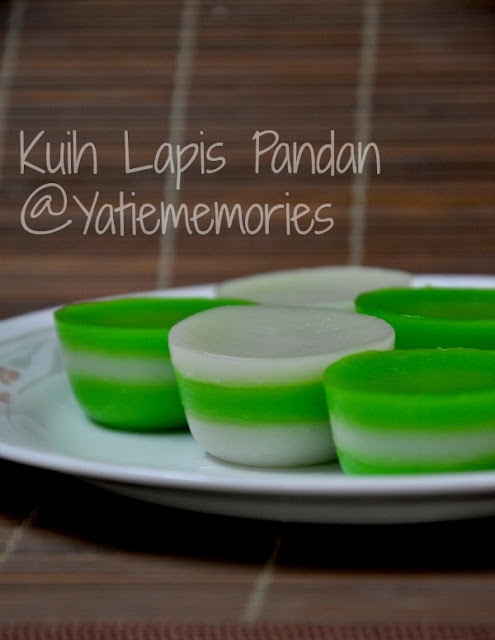 Sinar Kehidupanku**~::: Kuih Lapis Comel Perisa Pandan 