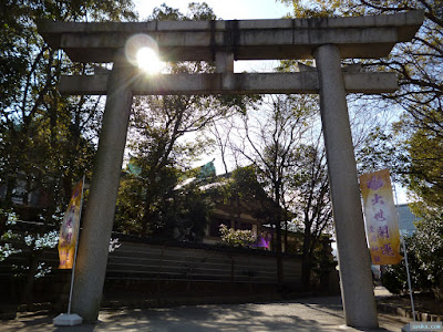 豊國神社裏門の鳥居