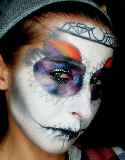 Sugar skull makeup, makijaż , makeup