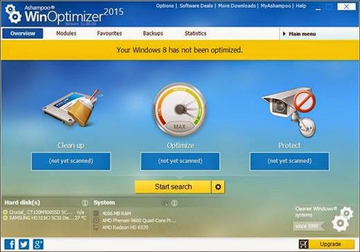 Ashampoo WinOptimizer 2015