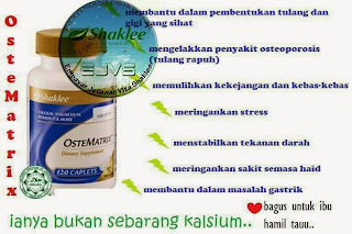 ostematrik , set hamil , set berpantang , set menyusu , sakit sendi , shaklee klang , shaklee andalas , shaklee putrajaya , shaklee shah alam