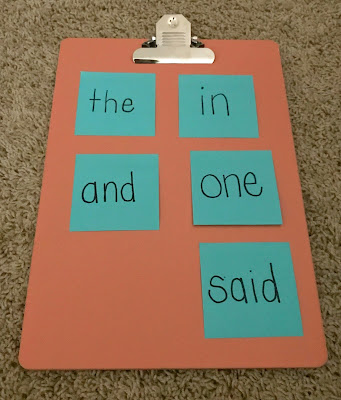 Great sight word activity for parents to try at home