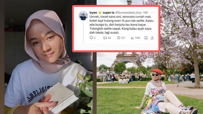 Farah Lee diserang, individu dakwa arwah ayahnya enggan bayar hutang