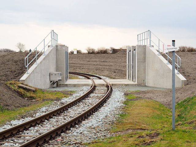 Langeoog, Deichschart, Inselbahn