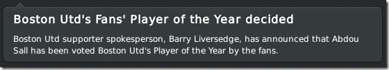 Abdou Sall - Fans' Player of the Year in FM 2011