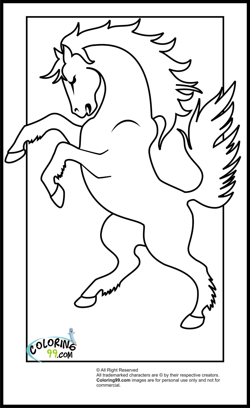 Download Horse Coloring Pages | Team colors