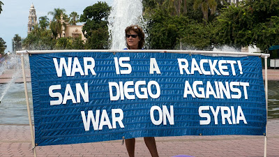 WAR IS A RACKET! SAN DIEGO AGAINST WAR ON SYRIA