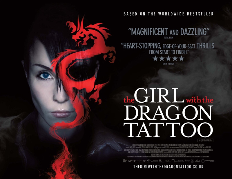 The Girl with the Dragon Tattoo Movie Poster and Trailer