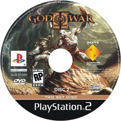 PS2 Game Disc Cover Art