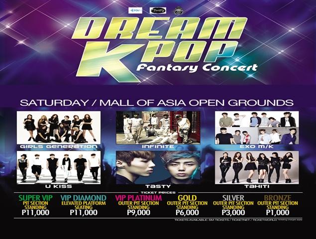 KPop Concert Philippine | Dream Kpop Fantasy Concert SM Mall of Asia Open Grounds