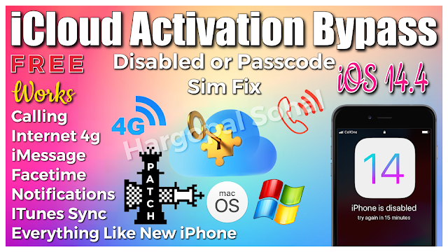 Passcode / disabled Bypass Sim Fix