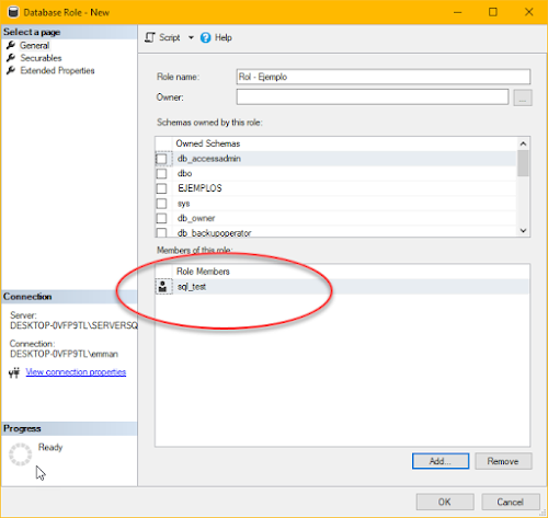 Roles en SQL SERVER