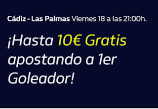william hill promo Segunda Cadiz vs Las Palmas 18-10-2019