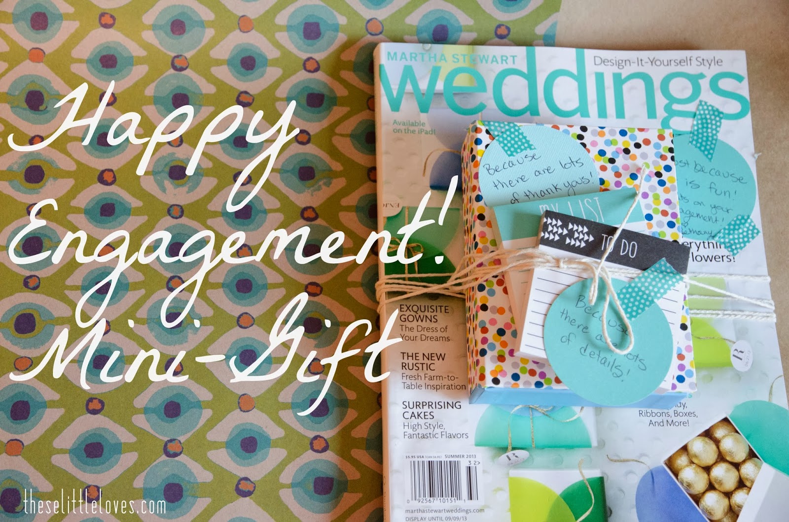 Happy Engagement Mini Gift Mini Post