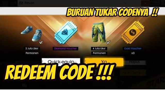 Cara Mendapatkan Kode Redeem FF