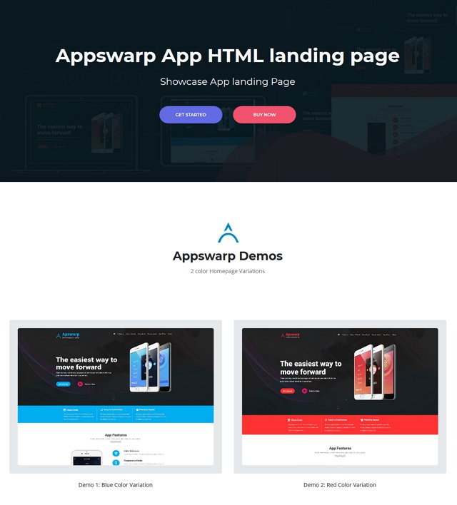 Best App Landing Page Template