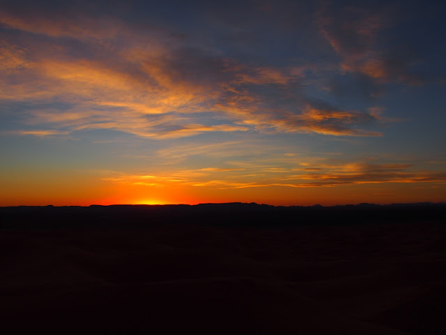 サハラ砂漠の夕日3