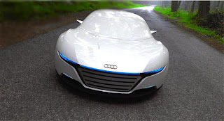 Audi concept car that changes colour